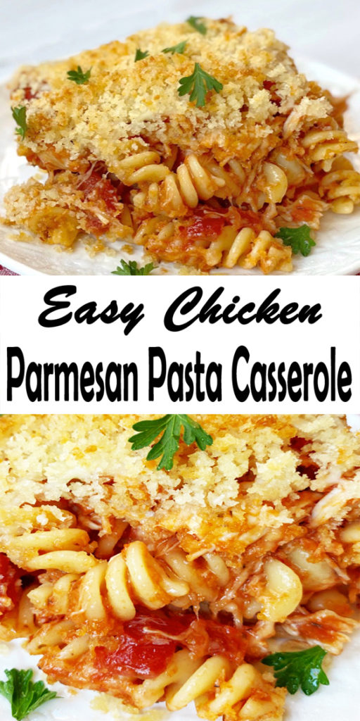 Chicken Parmesan and Pasta Casserole
