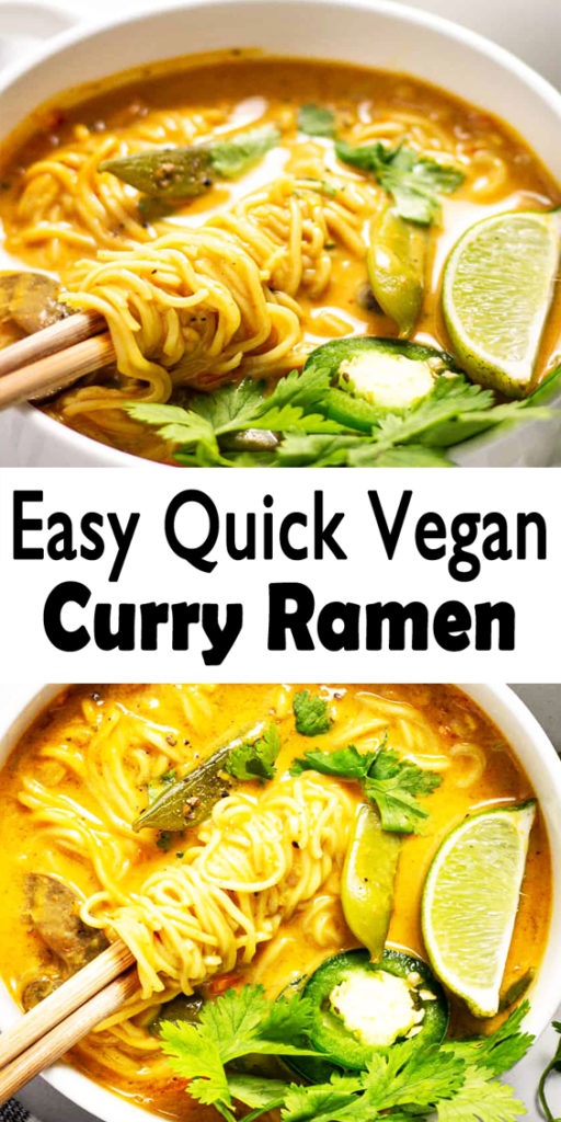 Vegan Curry Ramen Noodles Recipe