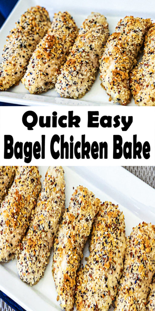 Easy Bagel Chicken Bake
