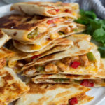 Chicken Quesadillas Fajita Style