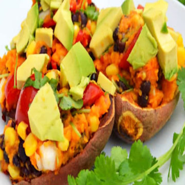 Loaded Sweet Potato Skins Recipe