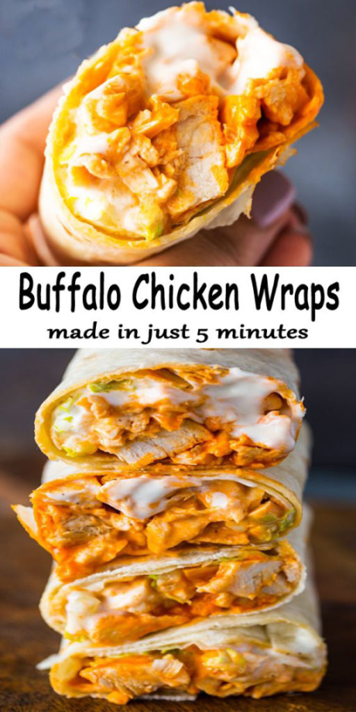 Buffalo Chicken Wraps Recipe