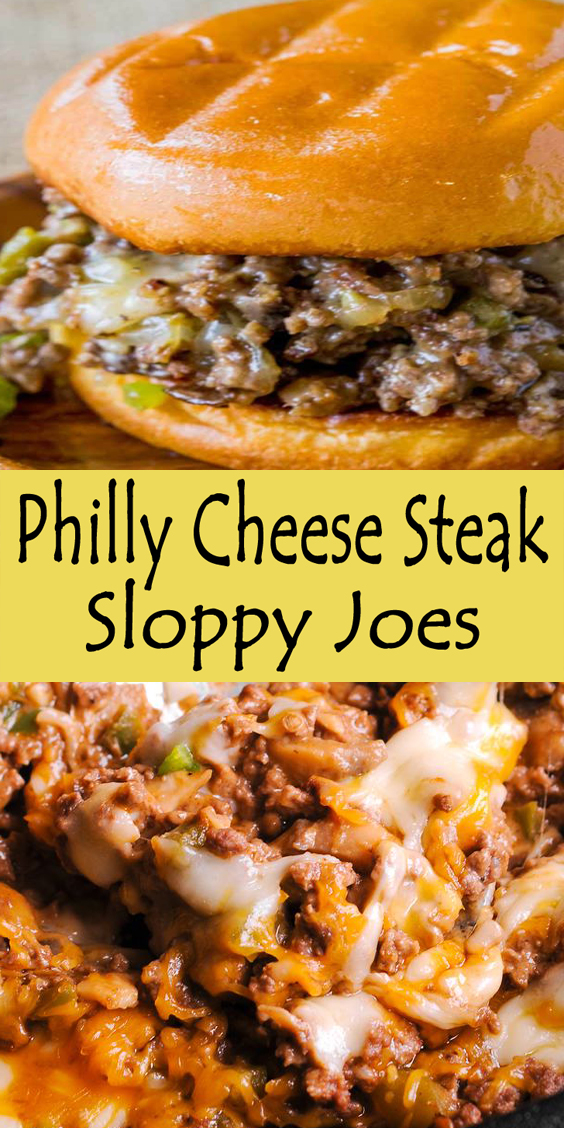 Philly-Cheese-Steak-Sloppy-Joes - Delishtasty.com