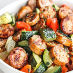 Skillet Sausage and Zucchini